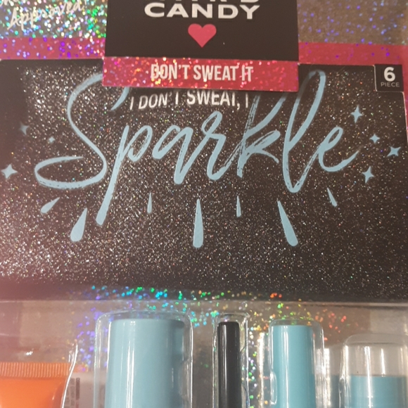 NWT*HARD CANDY*cosmetic Dont Sweat It Gift Set 6pc - Picture 3 of 7